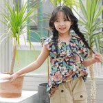 여아용 칼린 민소매 셔츠 17호 J6687