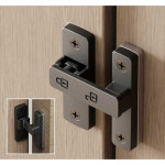 무타공걸쇠 현관문 안전고리 이중잠금 잠금장치 방범 에스앤지