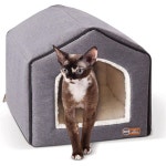 K H Pet Products 펫용품 실내 펫하우스 내추럴 16X15X14 Q776274