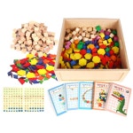 시립어린이집 10인 쌓기놀이 패턴 블럭 교재5권 YEOS2