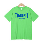 팀스핏 18수 파워 피트니스 프린팅 반팔 티셔츠 M 라임