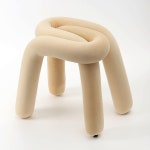 볼드라인 인테리어 스툴 패브릭 화장대의자