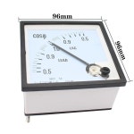 1Pcs 0 5-1-0 5 380V 5A 3 상 역률 미터 포인터 유형 CP-96