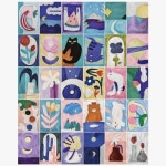 엽서 감성 인테리어 촬영 세트 수채화