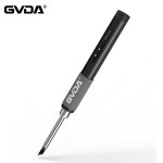 GVDA 전기 납땜 인두 용접 도구 세라믹 히터 솔더 재 작업 스테이션 열 연필 휴대용 펜