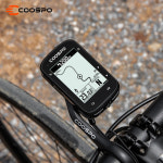 COOSPO 자전거 컴퓨터 GPS 무선 사이클링 주행 거리계 자전거 속도계 경로 탐색 사이클 스톱워치 CS500