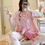 임산부 잠옷 상하의 세트 큐티 H8272