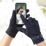 길버트 터치 방한장갑 남성 보온 겨울 스웨이드 장갑