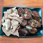 제천시 배달 내장이 포함된 모둠순대 1접시 제천동문 충청도식당
