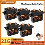 1 2 5pcs DSpower 21g 메탈 기어 4 2KG 마이크로 서보 1 18 1 16 1 14 RC 자동차 하이퍼 고 14209 14210 14