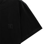 우영미 3D 플라워 백 로고 티셔츠 W243TS05708B