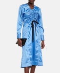 Ganni 가니 Satin dress Colour