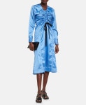 Ganni 가니 Satin dress Colour