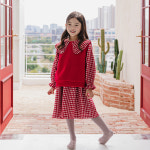 루디아키즈 여아용 체크원피스 11호