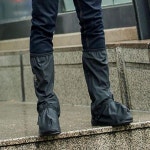 비 오는날 장마 때 방수 신발 싸개 레인 커버 블랙2XL