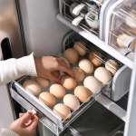 서랍 계란 보관함 2단 수납케이스