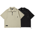 라이프워크 포켓 하이넥 반집업 맨투맨 LW232TS449