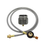 야외 캠핑 가스 탱크 인플레이션 연결 파이프 연장 라인 1M 플랫 가스 탱크 연결 연장 라인 1M Line