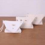 자수 포인트 누빔 파우치 기저귀 화장품 다용도 가방 17676488