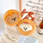 보리별 커플 강아지 키링 인형 가방 고리 파우치 동전지갑