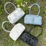 여성가방 사각 투포켓 숄더백 여자 보스턴백 캐주얼백 OP150