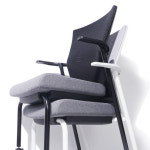 집중력 의자 메쉬 스터디 체어 화이트프레임