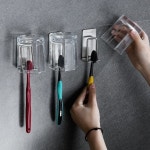 304 스텐 벽면부착 칫솔 양치컵 걸이 홀더 거치대