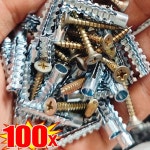 톱니 모양의 강철 벽 앵커 금속 튜브 파이프 셀프 태핑 나사 콘크리트 패스너 용 드릴링 플러그 볼트 10 Sets