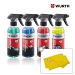 뷔르트 카케어 4종 셀프 세차용품 풀세트 이지클린 휠 클리너 유리세정제 벌레제거제