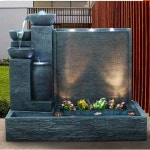 실내 물레방아 폭포 풍수지리 조형물 장식 천연가습