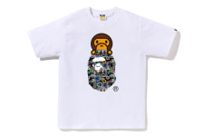 베이프 반팔티 FLORAL CAMO MILO ON APE HEAD 2K80-110-008