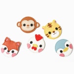 고등 기술가정 수행 가 가죽공예 동물모양 원형손거울만들기 5개 미술재료