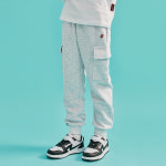 비버리힐즈 폴로클럽 주니어클럽 스웨트포켓조거팬츠 화이트그레이 B8CRP01