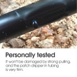 점적호스 농장 온실 급수 농업 관개 소커 호스 드립 테이프 100m PE 튜브 간격 3LH 드리퍼 도