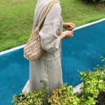 미니 니트백 손뜨개 여름 그물가방 네트백 손가방 3종