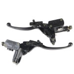 범용 더트 바이크 ATV 4 륜 좌측 우측 실린더 유압 브레이크 레버 오토바이 클러치 레버 펌프 50cc-250cc