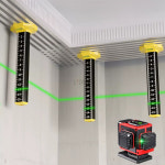 가벼운 강철 용골 레벨링 유물 정지 천장 특수 눈금자 수 레벨 스틱 벽 타일 누워 도구