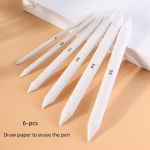 골든씨A 6 Pcs 혼합 Stumps Tortillions 종이 아트 블렌더 드로잉 연필 학생 아티스트 숯 스케치 드로잉