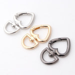 펠트친구 하트 회전 오픈형 O링 열쇠고리 부자재 가방 오링 8자 키링 20개