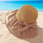 자외선차단암막리본버킷햇 바캉스모자