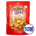 한진식품 꼬마꾸이킹 매운맛 25gx10개 어포 조미어포 맥주용안주 편의점안주 쥐포 빼빼어쥐포 얇은쥐포 쥐포마른안