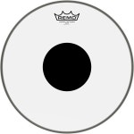 레모 Remo 컨트롤 사운드 클리어 드럼 헤드블랙 도트 13