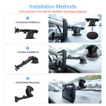 Podofo 브래킷 홀더 MP5 자동차 라디오 Carplay 멀티미디어 비디오 플레이어 용 흡입 컵 Bla