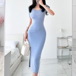 VY 여자 여름 슬림핏 롱원피스 OP19912