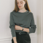 아워호프 아워호프 호프 실켓 코튼 롱 슬리브 티셔츠 - 4컬러 H-TS06 1194480