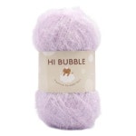 NASKA 털실 하이버블 HI BUBBLE 병타 90g 약 215 Col 15 연지퍼플 계 N107