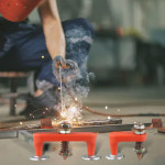 용접 장비용 마그네틱 접지 클램프 PVC 구리 도금 용접 보조 장치 고전류 1 PC