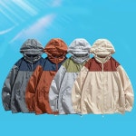 간절기 투톤 캐주얼 바람막이 남녀공용