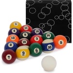 당구공 당구장 3구 볼 스탠다드 세트 미니 사이즈 2인치 - 50