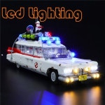 레고조립커스텀 블록 피규어 10274 차량용 GHOSTBUSTERS 크리에이터 전문가용 조명 세트 빌딩 블록 ECTO-1